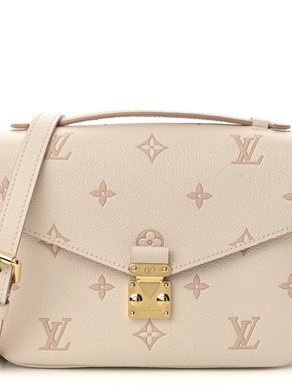 Louis Vuitton Cream Monogram Empreinte Crossbody Bag